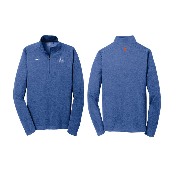 MPA OGIO Men's Optic Blue Pixel Quarter-Zip Pullover