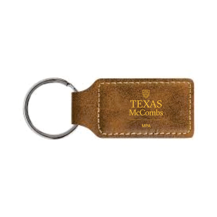 MPA Rustic Leatherette Keychain