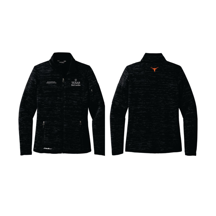 MSTC Eddie Bauer Women's Black Full-Zip Sweater Fleece