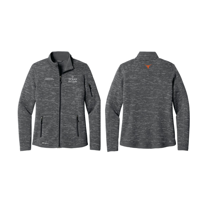 MSTC Eddie Bauer Women's Grey Full-Zip Sweater Fleece