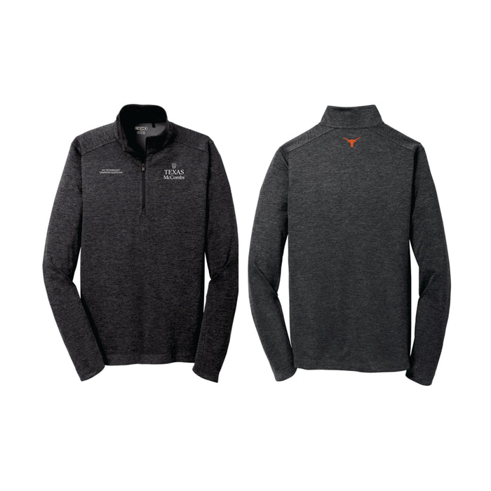 MSTC OGIO Men's Black Pixel Quarter-Zip Pullover