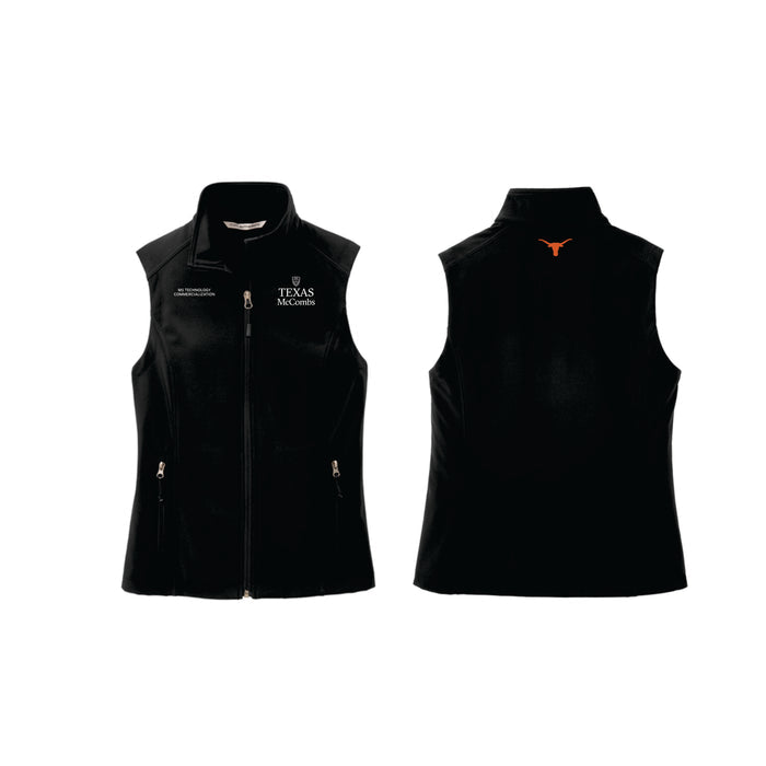 MSTC Port Authority Women's Black Soft Shell Vest