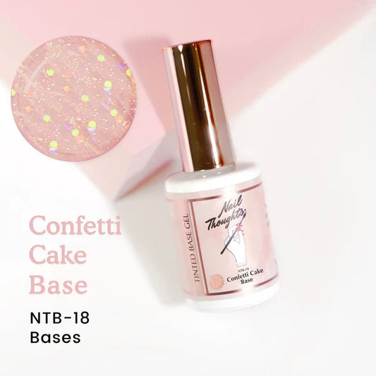 Nail Thoughts NTB-18 Confetti Cake Base
