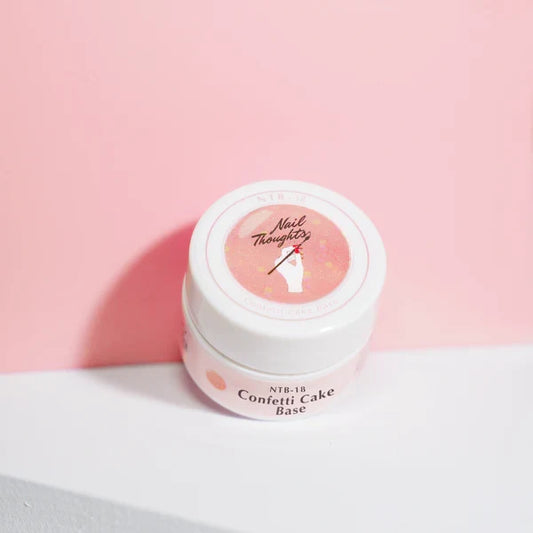 Nail Thoughts POT NTB-18 Confetti Cake Base, 8g