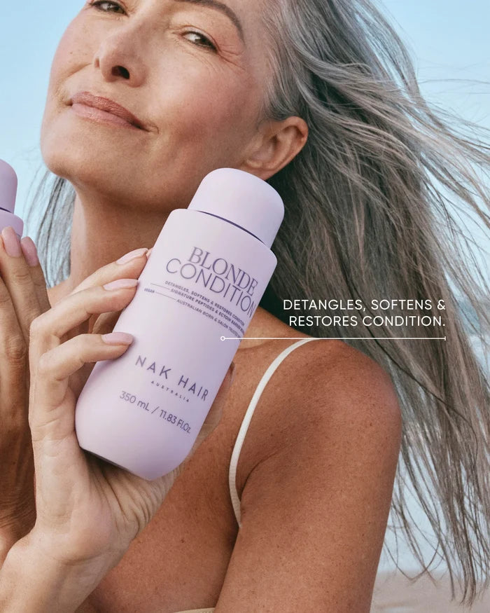 NAK Hair PLATINUM BLONDE Trio Gift Pack