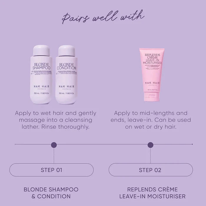NAK Hair PLATINUM BLONDE Trio Gift Pack