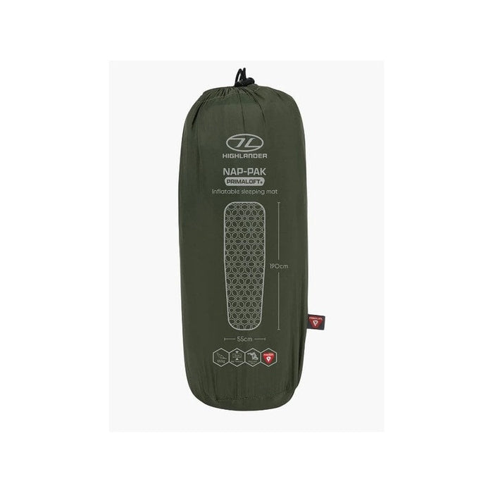 NAP-PAK Inflatable Sleeping mat, Primaloft
