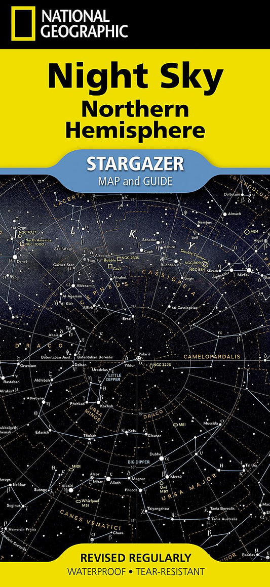 National Geographic Night Sky Northern Hemisphere Stargazer Map and Guide