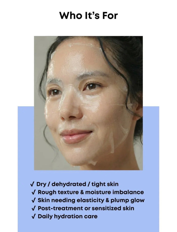 Nineless My Fit Sheet Mask - Hyaluronic Acid (1 Sheet) قناع الوجه ناينليس ماي فيت - حمض الهيالورونيك - Princess Cosmetics Qatar