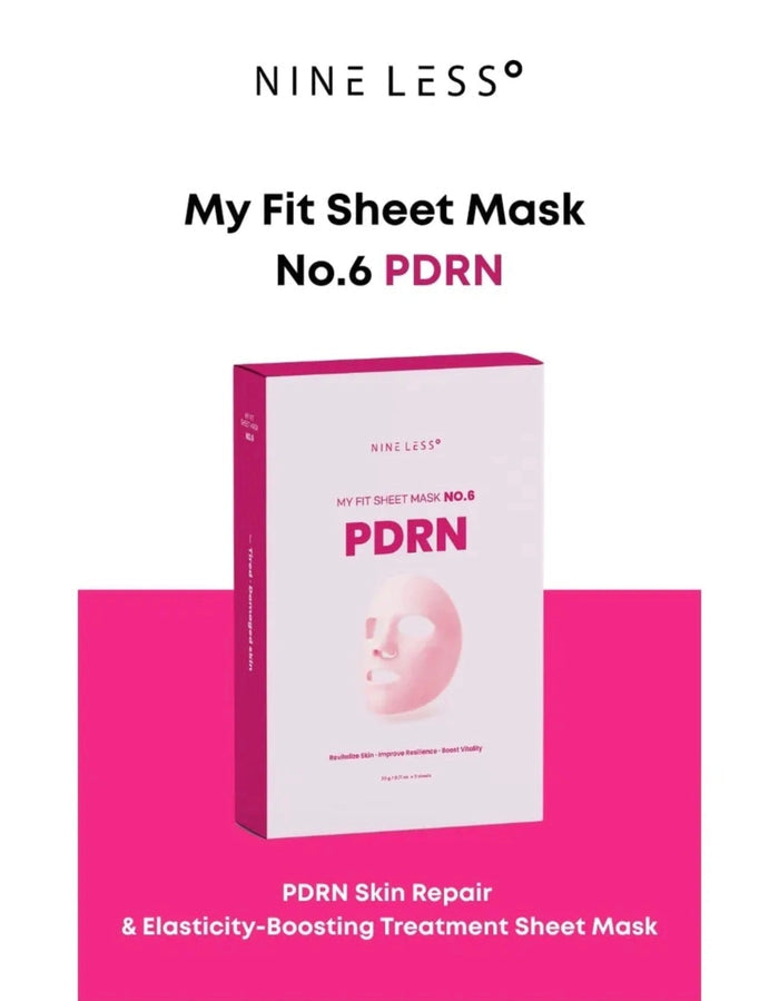 Nineless My Fit Sheet Mask - PDRN (1 Sheet) قناع الوجه ناينليس ماي فيت - PDRN - Princess Cosmetics Qatar