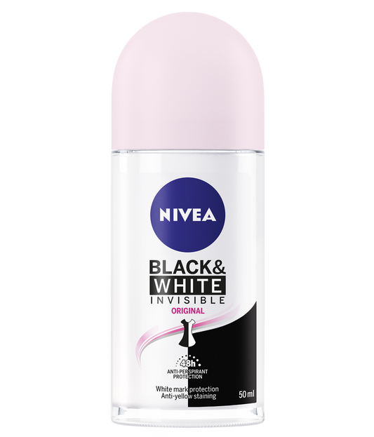 Nivea Invisible Black & White Women’s Roll-On Anti-Stain 50ml