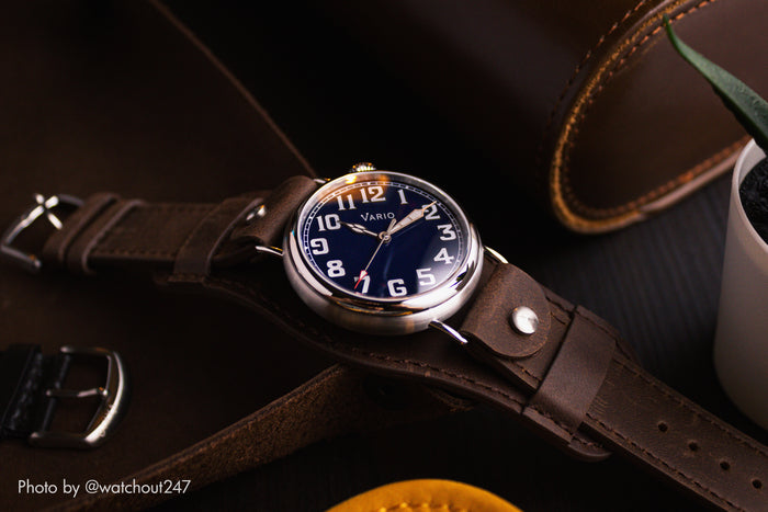 vario oiled leather open ended bund strap