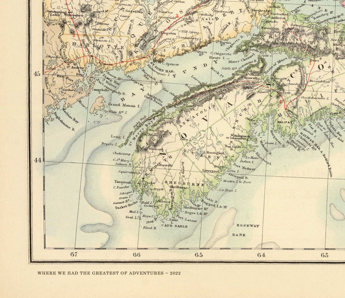 Old Map of the Mississippi River, 1863 by JT Floyd - Strip Map From St Louis to Gulf of Mexico