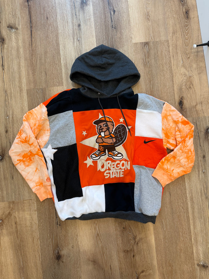 Oregon Beavers Patchwork Sweatshirt