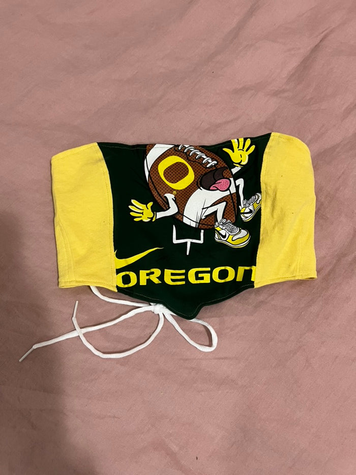 Oregon ducks adjustable bustier top