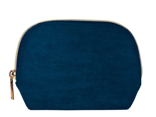 ORLY Blue Velvet Bag With Zip