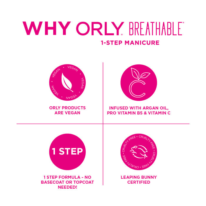 Why choose the ORLY Breathable range