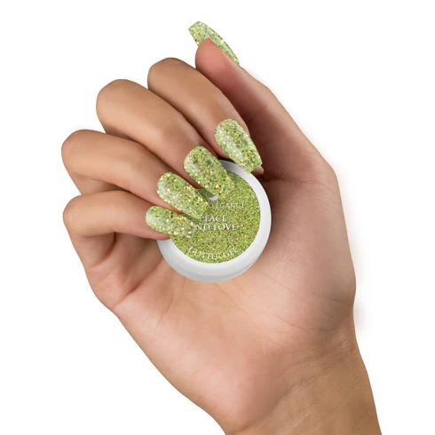 P+ Peace and Love Glitter Gel Polish, 10 mL