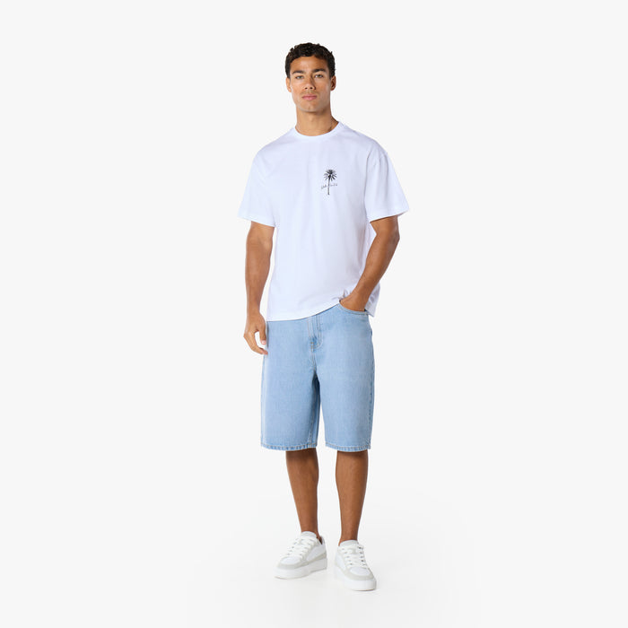 Palm Tree Modern Essential T-Shirt  |  White