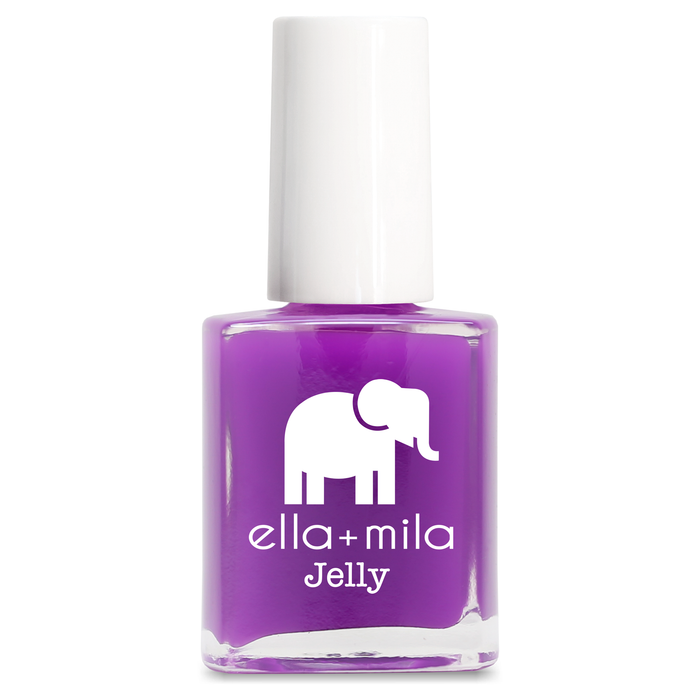 PB Jelly Time bright purple jelly nail polish bottle – ella+mila Jelly