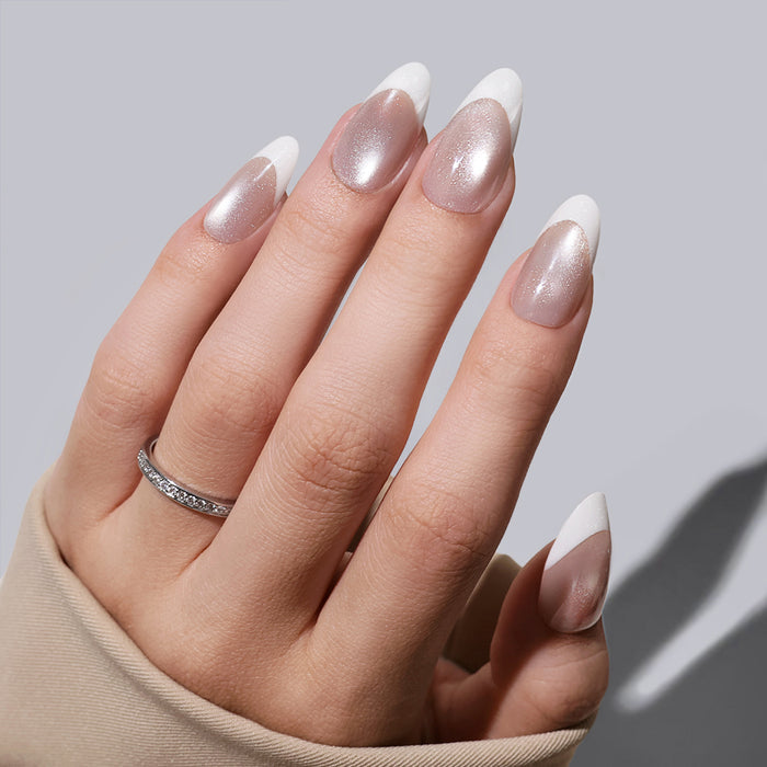 Pearl Aura | Medium Almond | SALON PRESS | INLAY TECHNOLOGY™