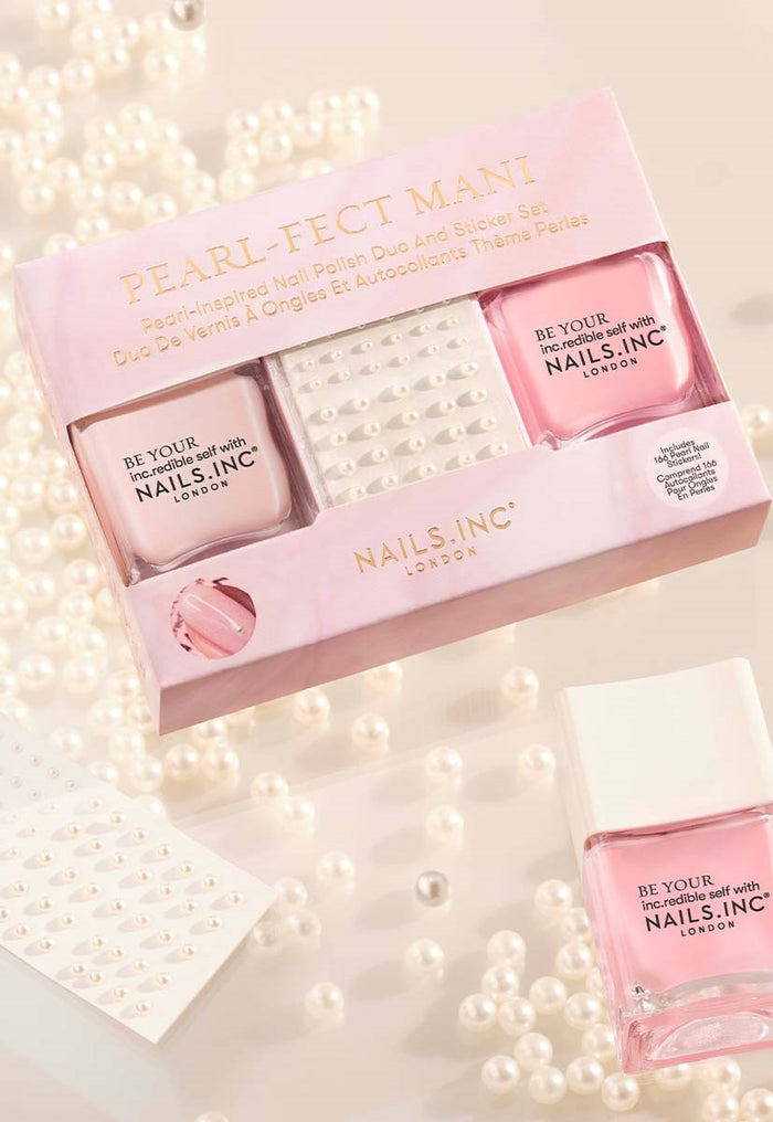 Pearl-Fect Mani Nail Polish and Sticker Set