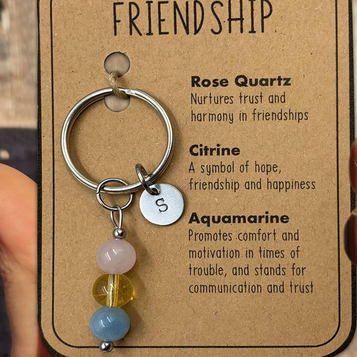 Personalized Crystal Keyring Gift For New Beginnings