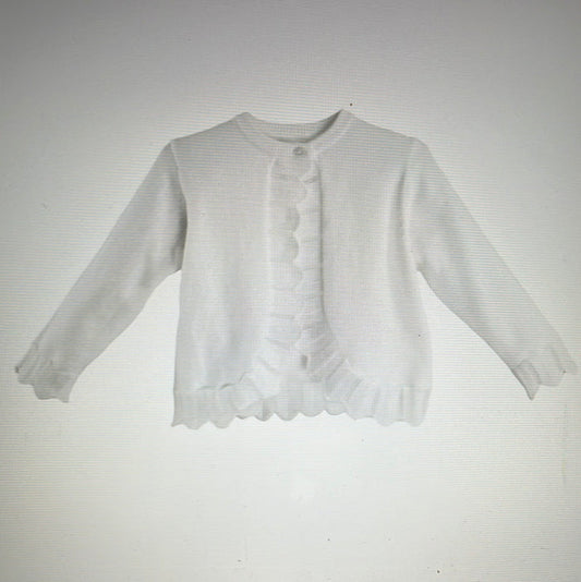 Petit Ami Pointelle  Edge Sweater