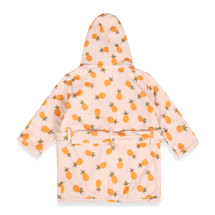 Pineapple Baby Hooded Bathrobe (Organic Jersey)