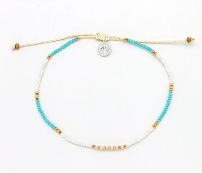 PINEAPPLE GIADA GEMBIRA BEADED ANKLET - GAP-005