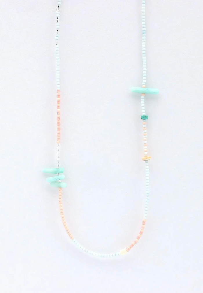 PINEAPPLE MIMPI DAINTY BEADED NECKLACE - NICNP-022