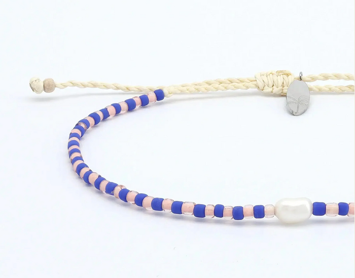 PINEAPPLE MUTIARA DAINTY BEADED PEARL ANKLET- PB-018