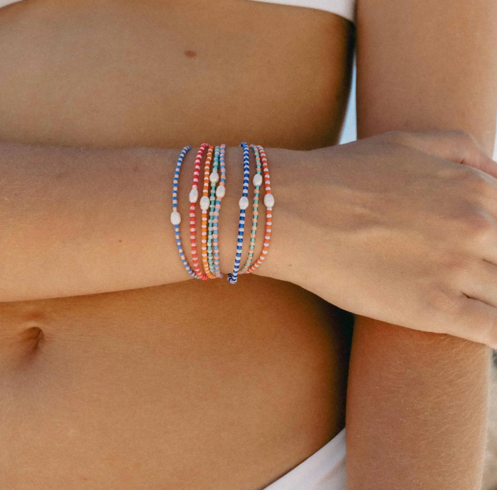 PINEAPPLE MUTIARA DAINTY BEADED PEARL BRACELET - PB-010