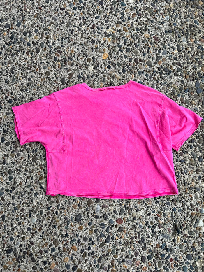 Pink cowboy boot shirt