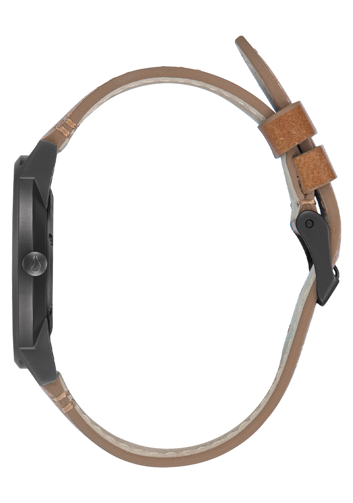 Porter Leather - Gunmetal / Charcoal / Taupe