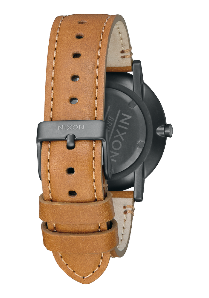 Porter Leather - Gunmetal / Charcoal / Taupe