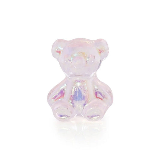 Pot of 5 Charms - Pastel Pink Teddybear   Naio Nails