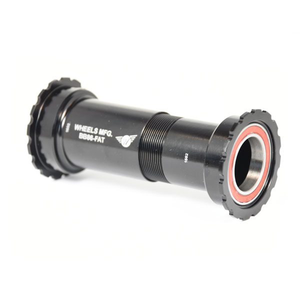 PressFit 41mm Angular Contact Fat Bike BB for 24mm (Shimano) Cranks - Black