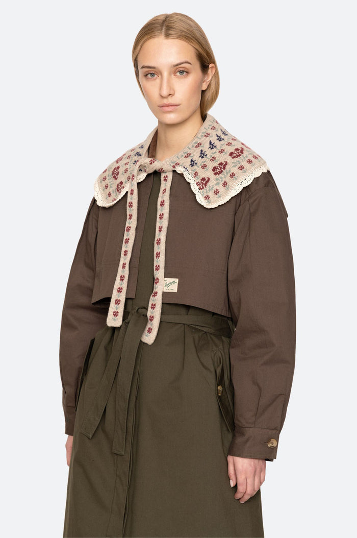 Preston Knit Collar Cream