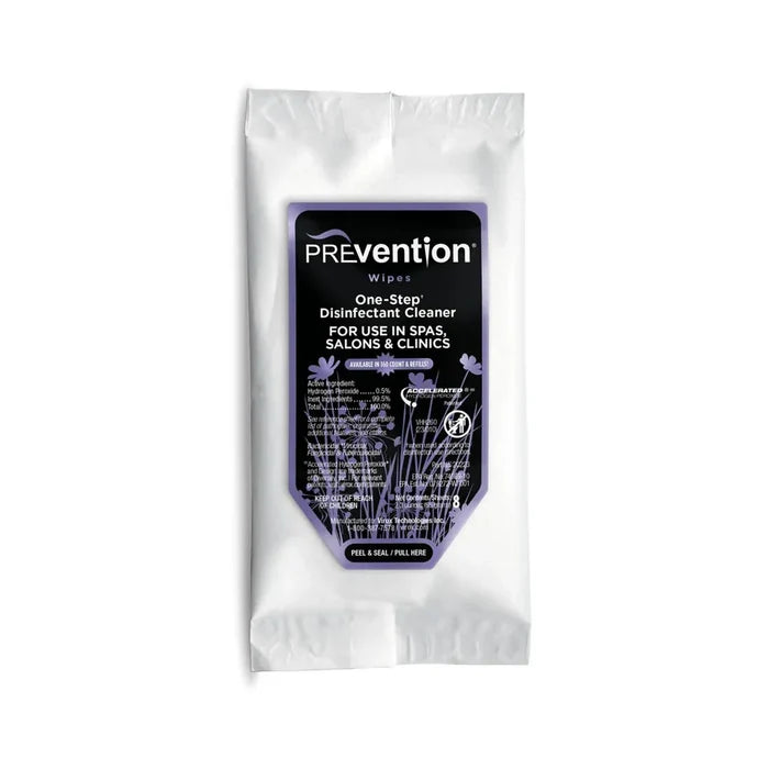 PREvention One-Step Disinfectant Wipes - Softpaks Travel size, 8 ct-BASICS, Prep Products-Gel Essentialz-Gel Essentialz