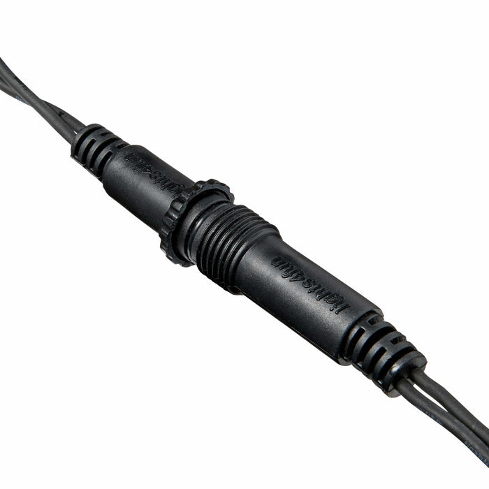 Pro Connect 35m 350 Traditional Warm White Connectable String Lights Black Cable