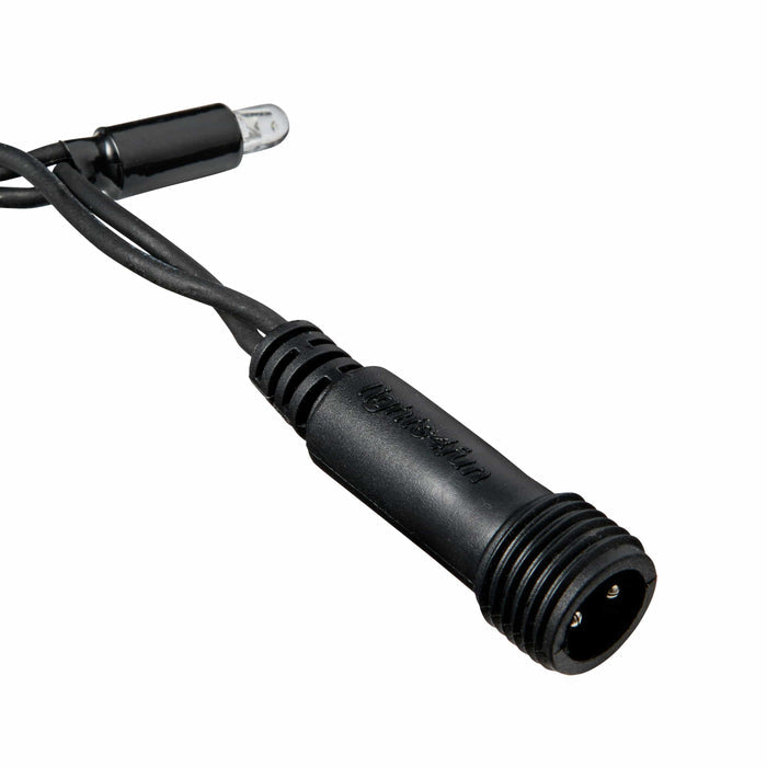 Pro Connect 45m 450 Traditional Warm White Connectable String Lights Black Cable