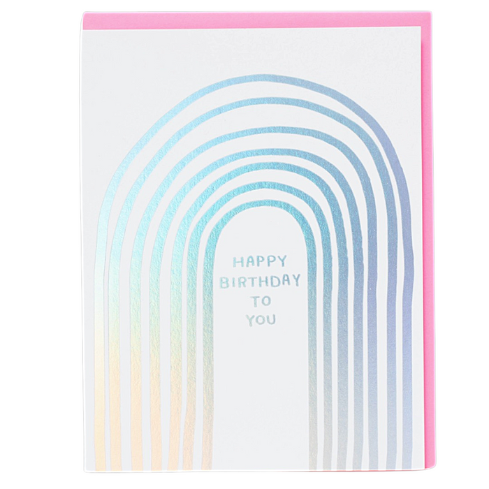 Rainbow Birthday greeting card