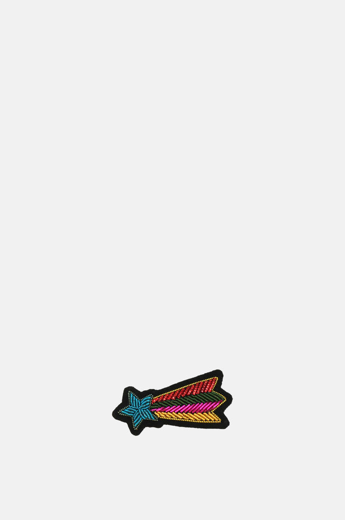 Macon & Lesquoy Rainbow Shooting Star Brooch.