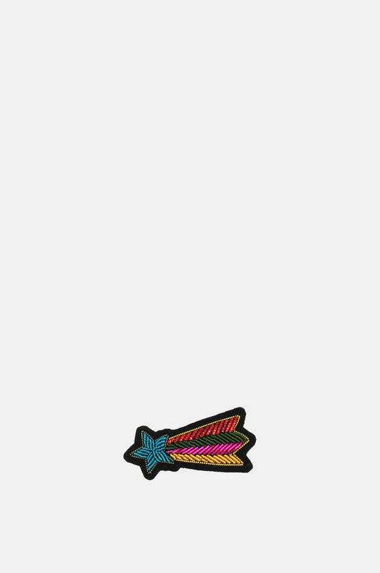 Macon & Lesquoy Rainbow Shooting Star Brooch.
