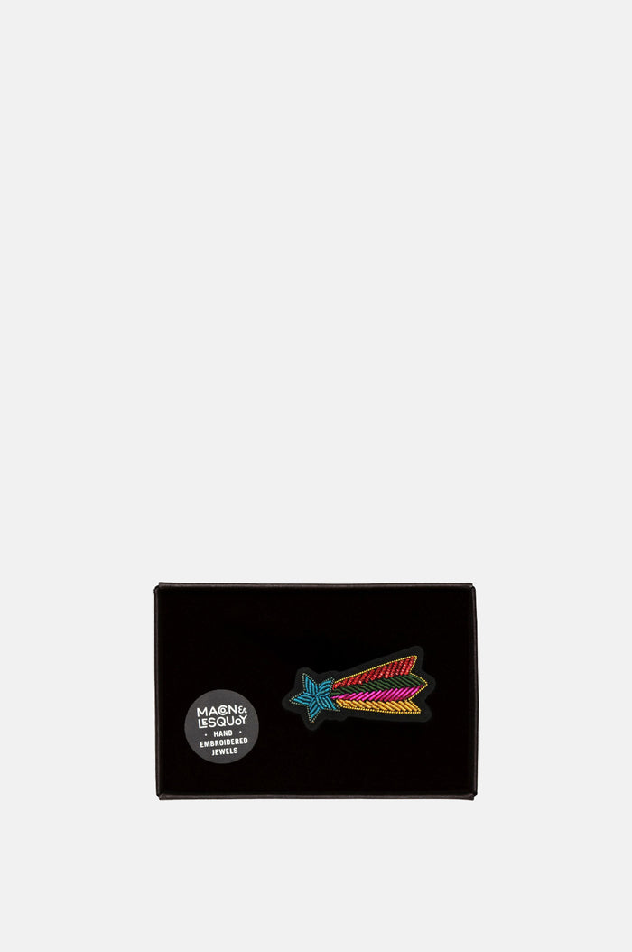 Rainbow Shooting Star Brooch