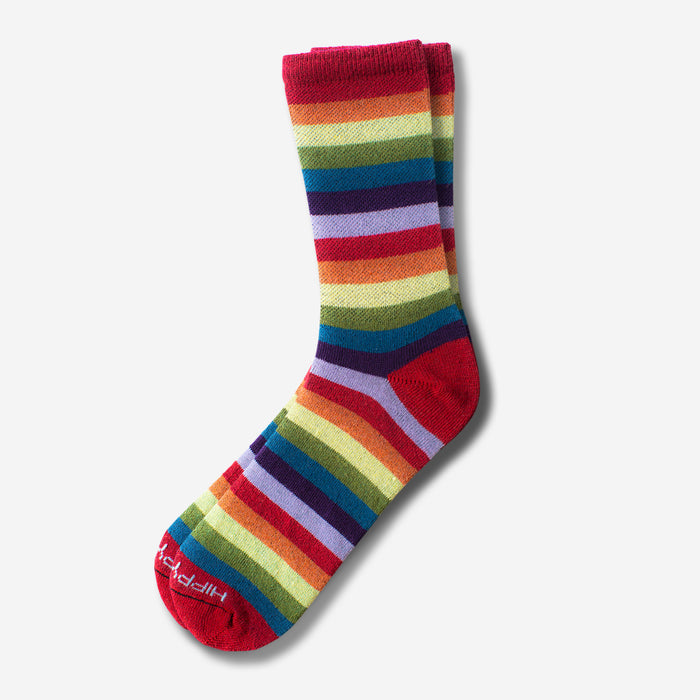 Hippy Feet Rainbow Crew Socks