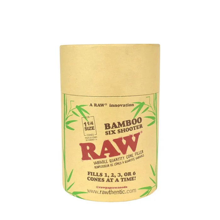 RAW BAMBOO SIX SHOOTER 1 1/4 SIZE | 1 CT