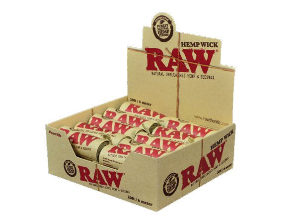 RAW HEMP WICK | 20 CT | 20 FT