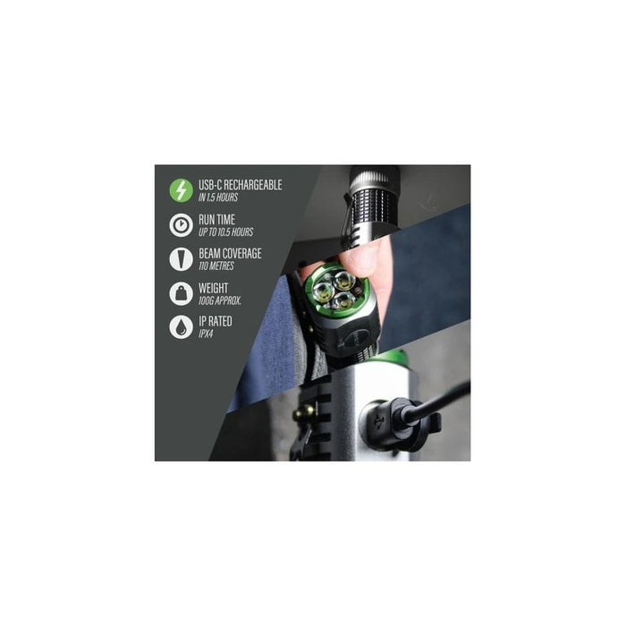 Rechargeable LED Nano Hand Torch 1000L
